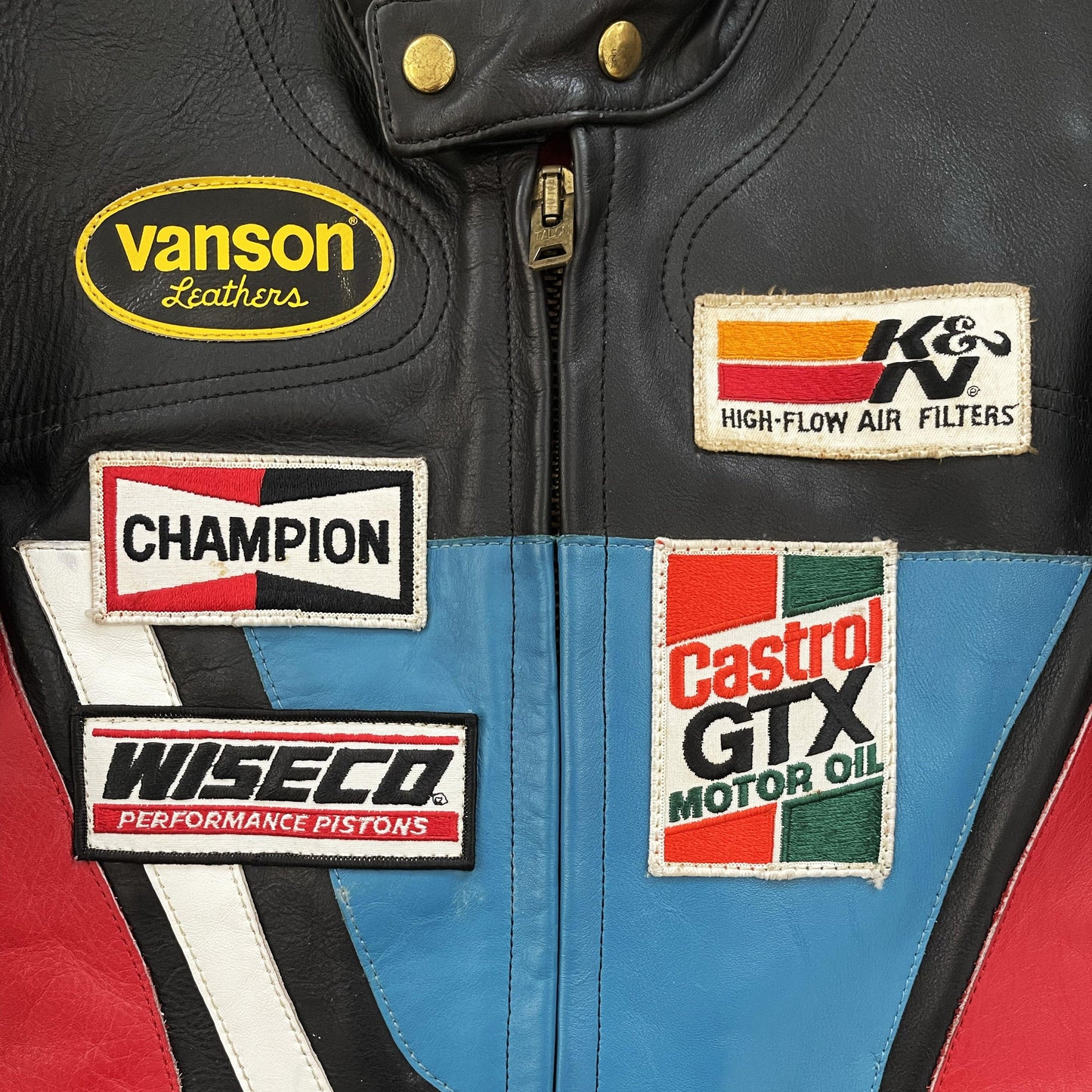 Vanson Leathers Motorcycle Racer Jacket - Known Source