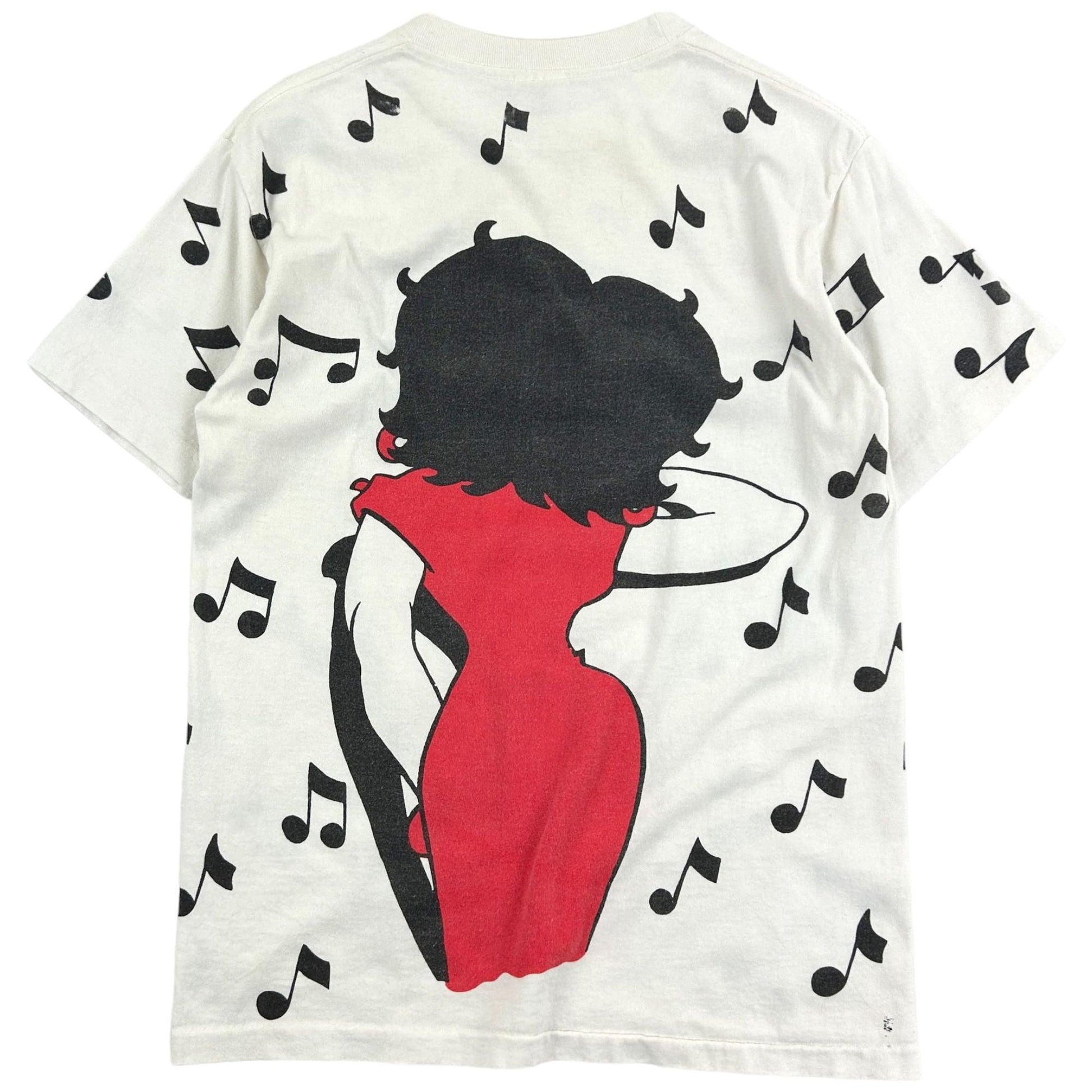 Vintage Betty Boop Music Note T-Shirt Size M - Known Source