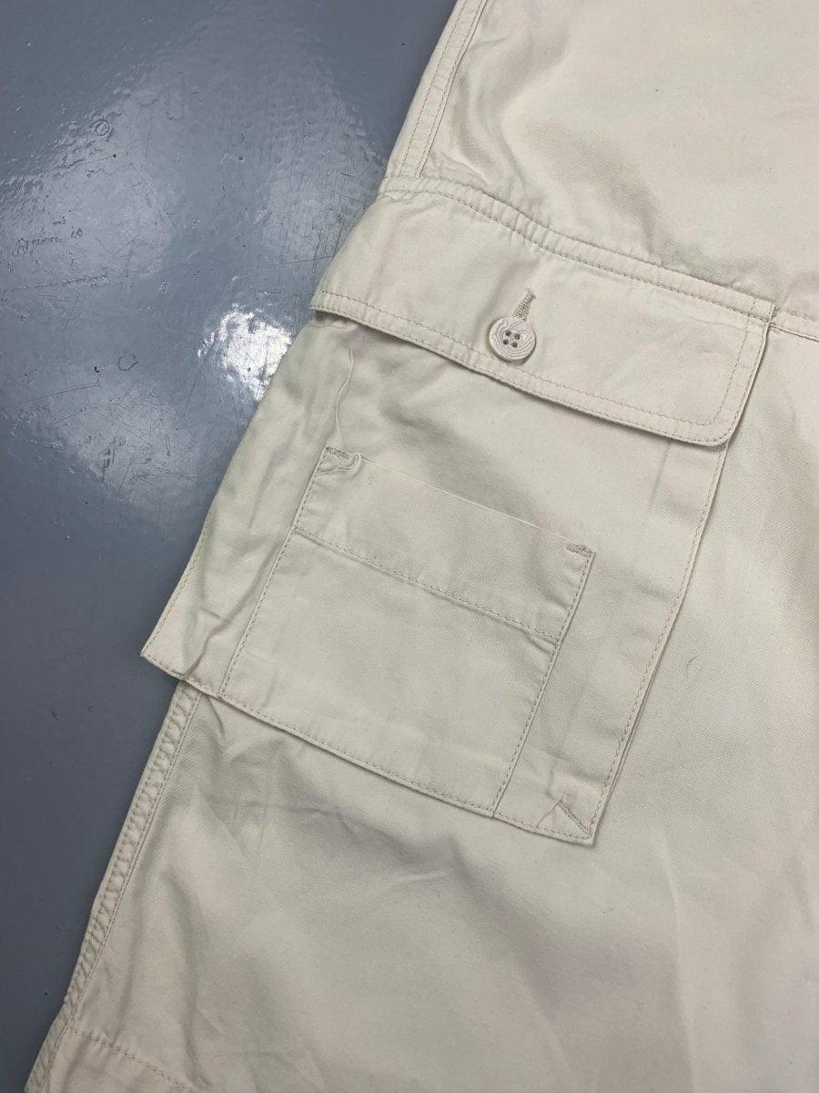 (32) Armani Early 2000s Wide Leg Cargo Shorts - Known Source