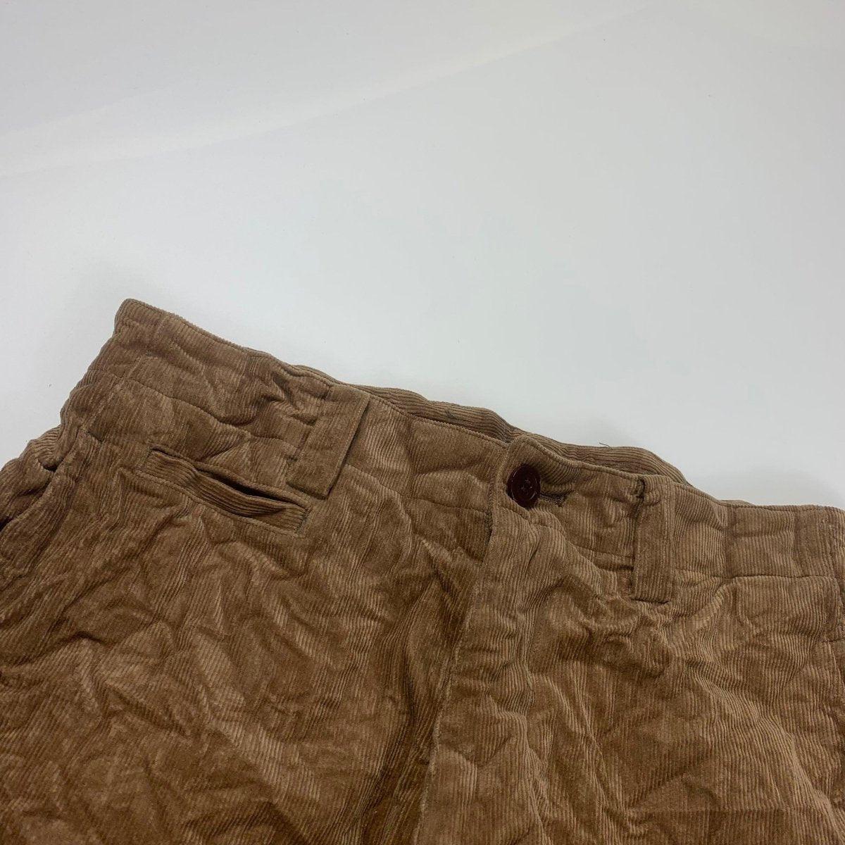(32) Issey Miyake AW1995 Crinkled Wave Corduroy Trousers - Known Source
