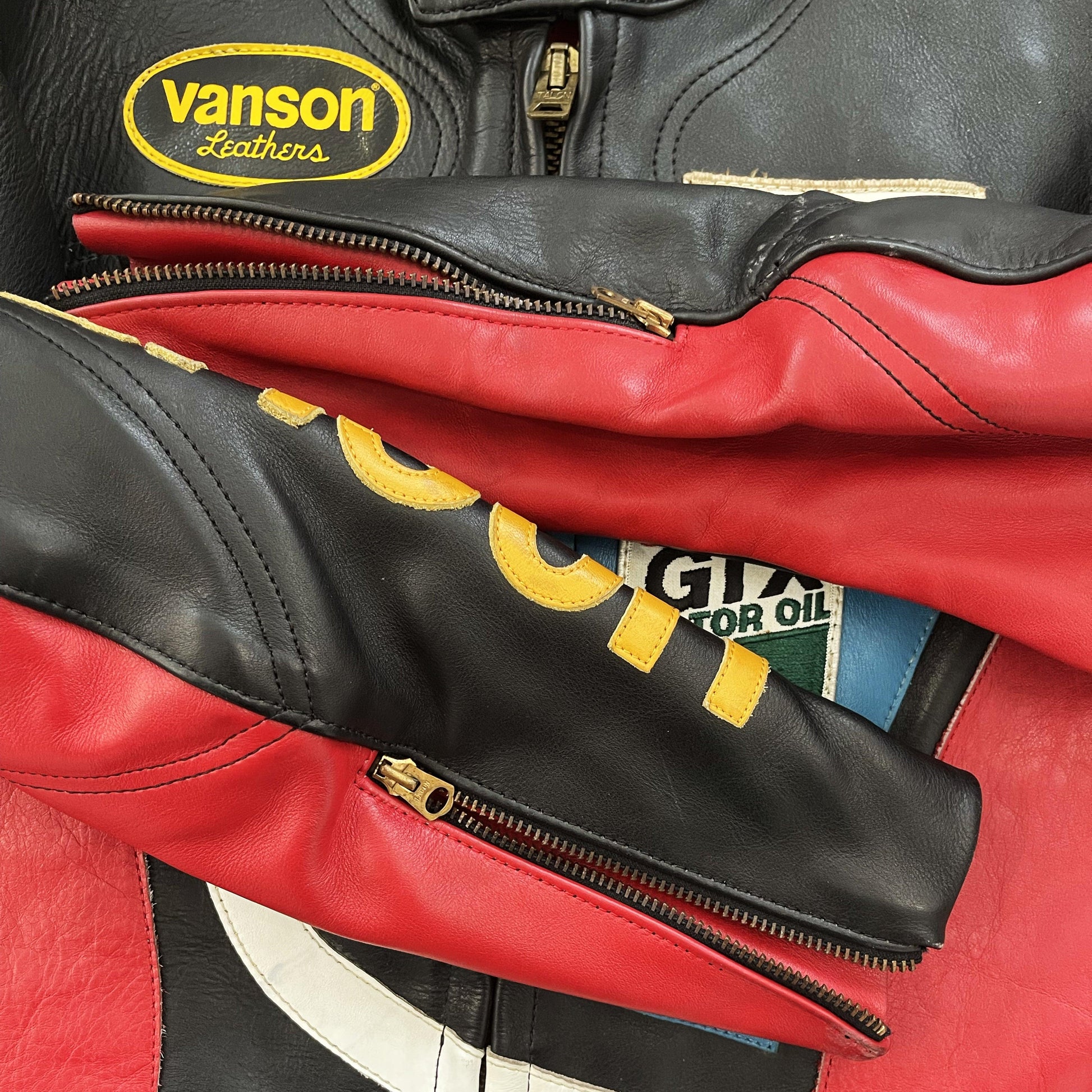 Vanson Leathers Motorcycle Racer Jacket - Known Source