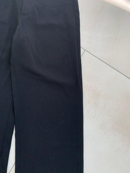 (34) Armani 1990s Black Wide Leg Flowy Trousers - Known Source