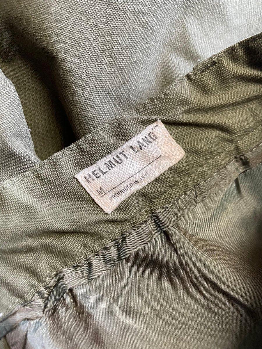 (34) Helmut Lang AW1997 Painted Waist Work Trousers - Known Source