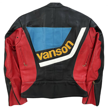 Vanson Leathers Motorcycle Racer Jacket - Known Source