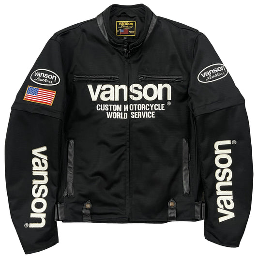 Vanson Leathers Motorcycle Mesh Racer Jacket - Known Source