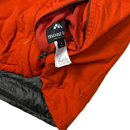 Montbell Reversible Down Jacket In Black & Orange ( L ) - Known Source