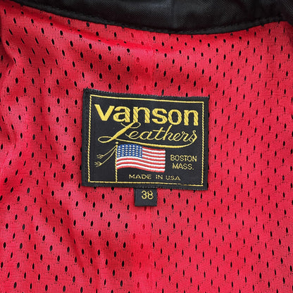 Vanson Leathers Motorcycle Racer Jacket - Known Source