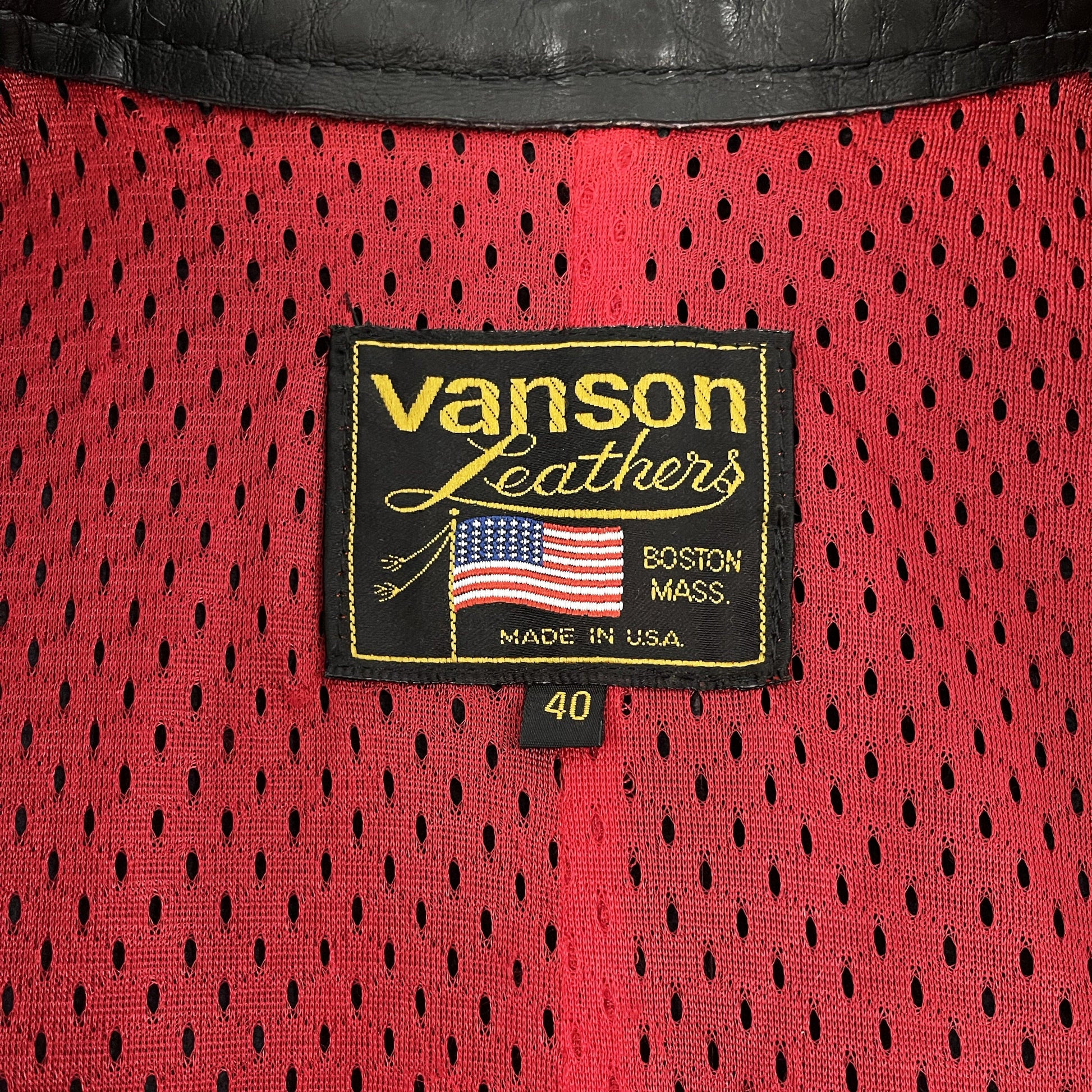 Vanson Leathers Motorcycle Racer Jacket - Known Source