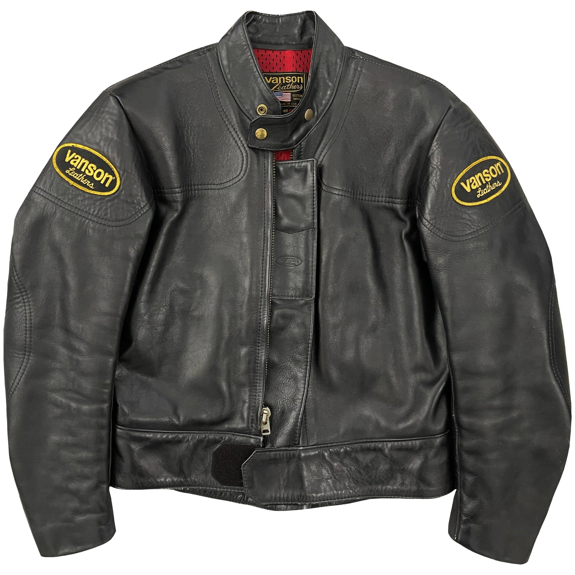 Vanson Leathers Motorcycle Racer Jacket - Known Source