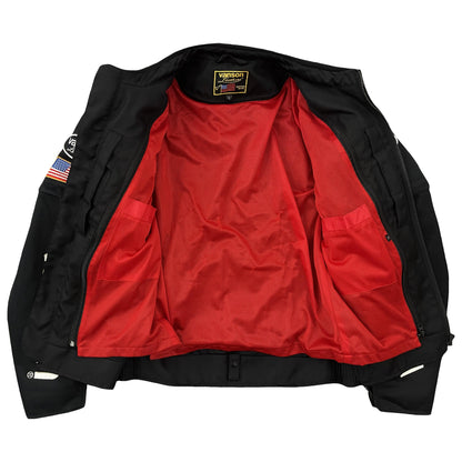 Vanson Leathers Motorcycle Mesh Racer Jacket - Known Source