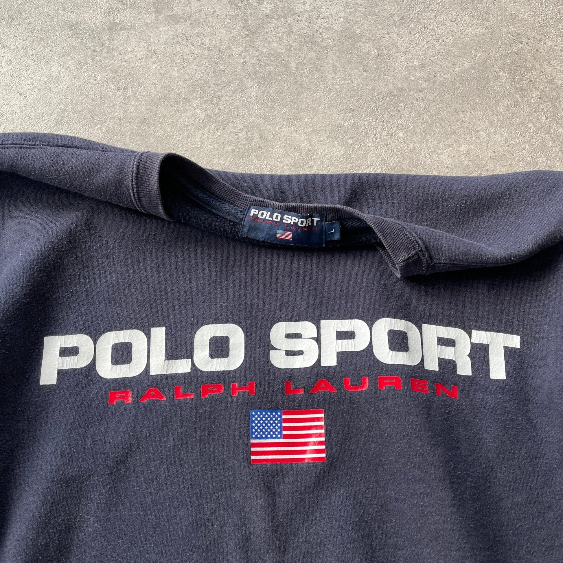 Polo Sport Ralph Lauren 1990s heavyweight sweatshirt (L) - Known Source