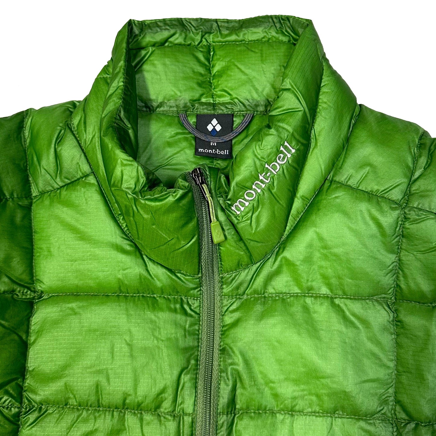 Montbell Square Stitch Down Puffer Jacket In Green ( M ) - Known Source