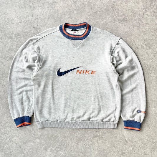 Nike 1990s embroidered spellout sweatshirt (S) - Known Source