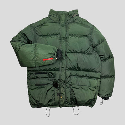 Prada Sport AW99 Nylon Down Technical Toggle Puffer - IT52 - Known Source