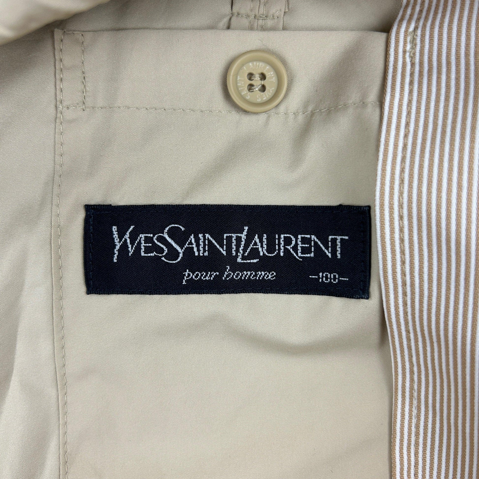 Vintage Yves Saint Laurent Harrington Jacket Size XL - Known Source