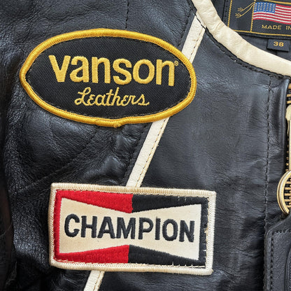 Vanson Leathers One Star Motorcycle Racer Jacket - Known Source