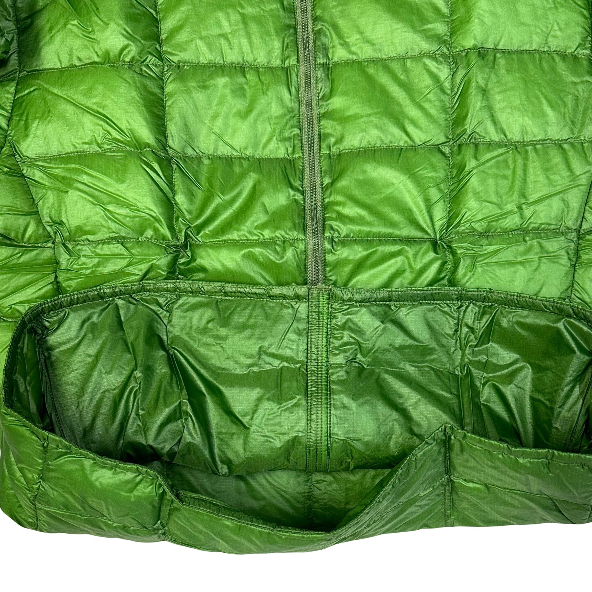 Montbell Square Stitch Down Puffer Jacket In Green ( M ) - Known Source