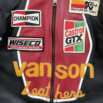 Vanson Leathers One Star Motorcycle Racer Jacket - Known Source