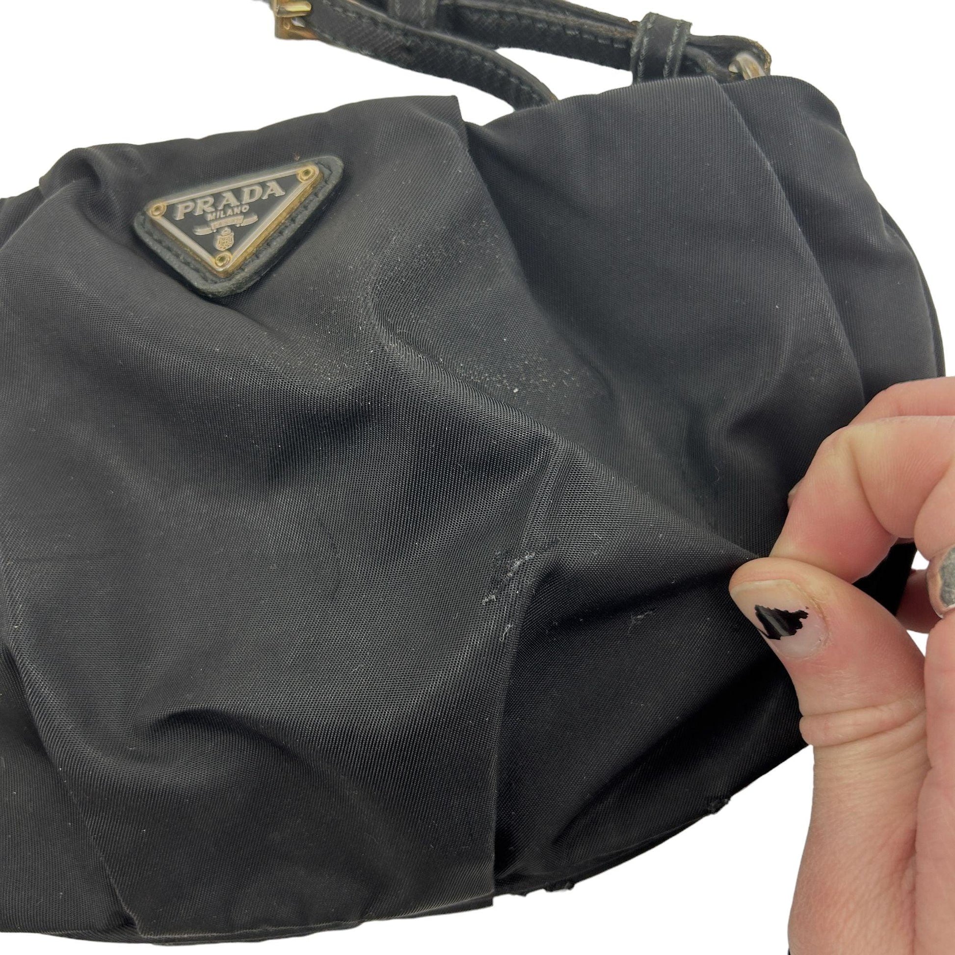 Vintage Prada Nylon Wristlet Clutch Bag - Known Source