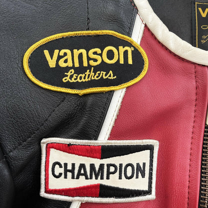 Vanson Leathers One Star Motorcycle Racer Jacket - Known Source