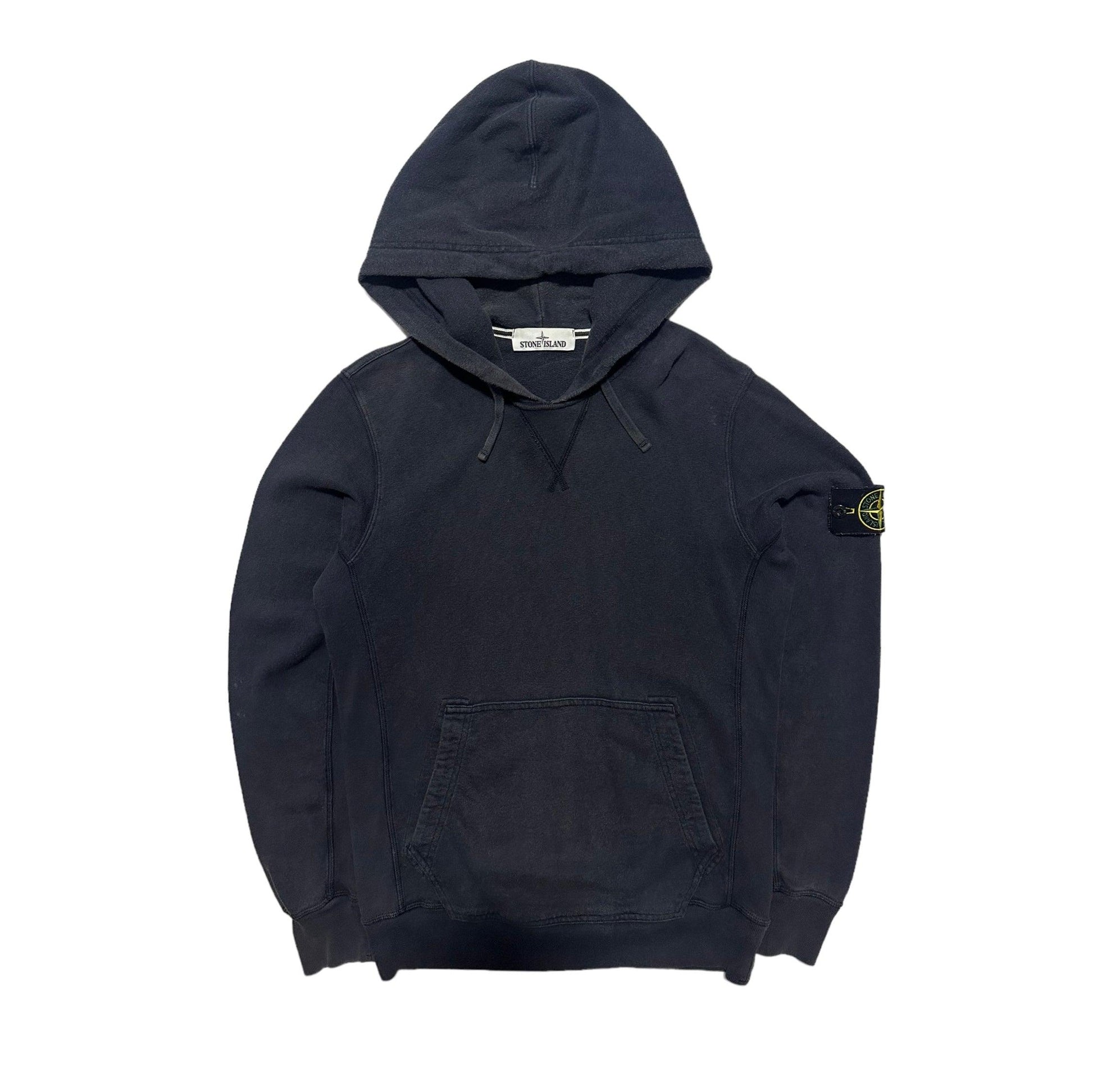 Stone Island Pullover Cotton Hoodie with Drawstrings - Known Source