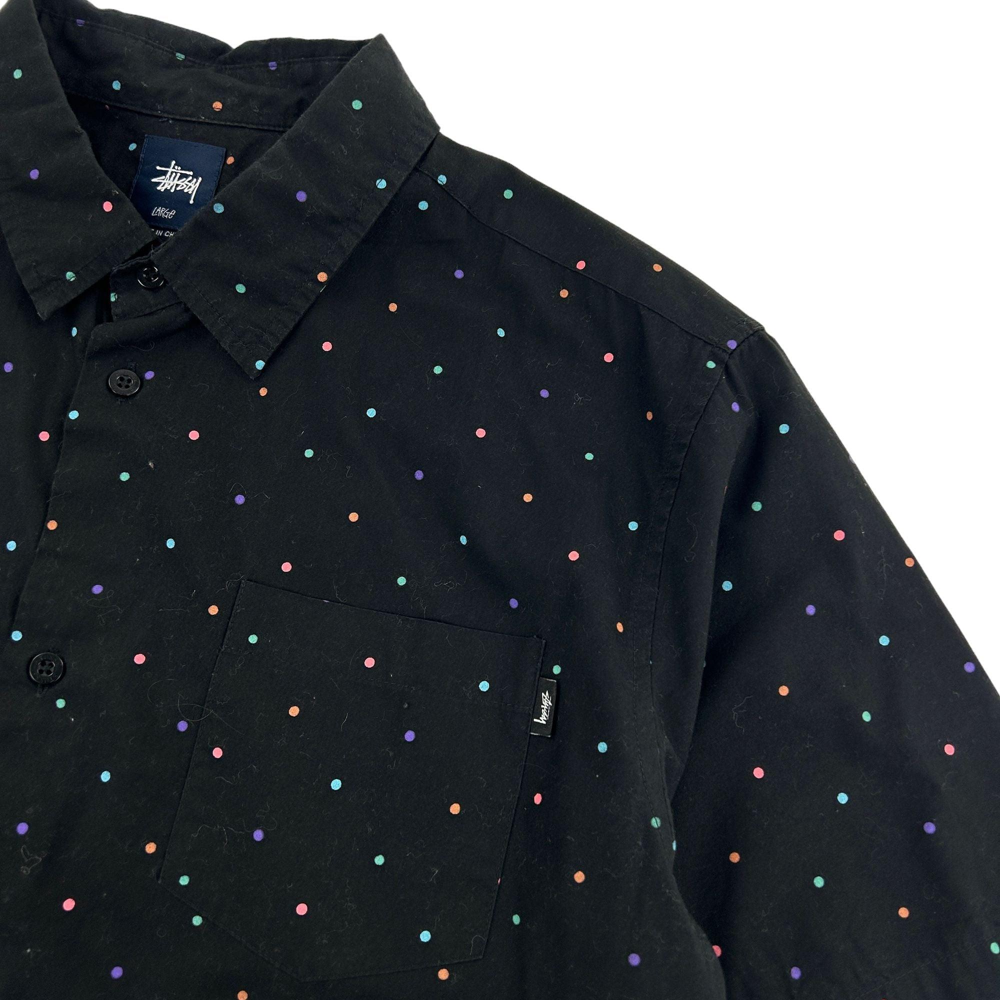 NWT~STUSSY Big Dot Short buy Sleeve Top Size Medium