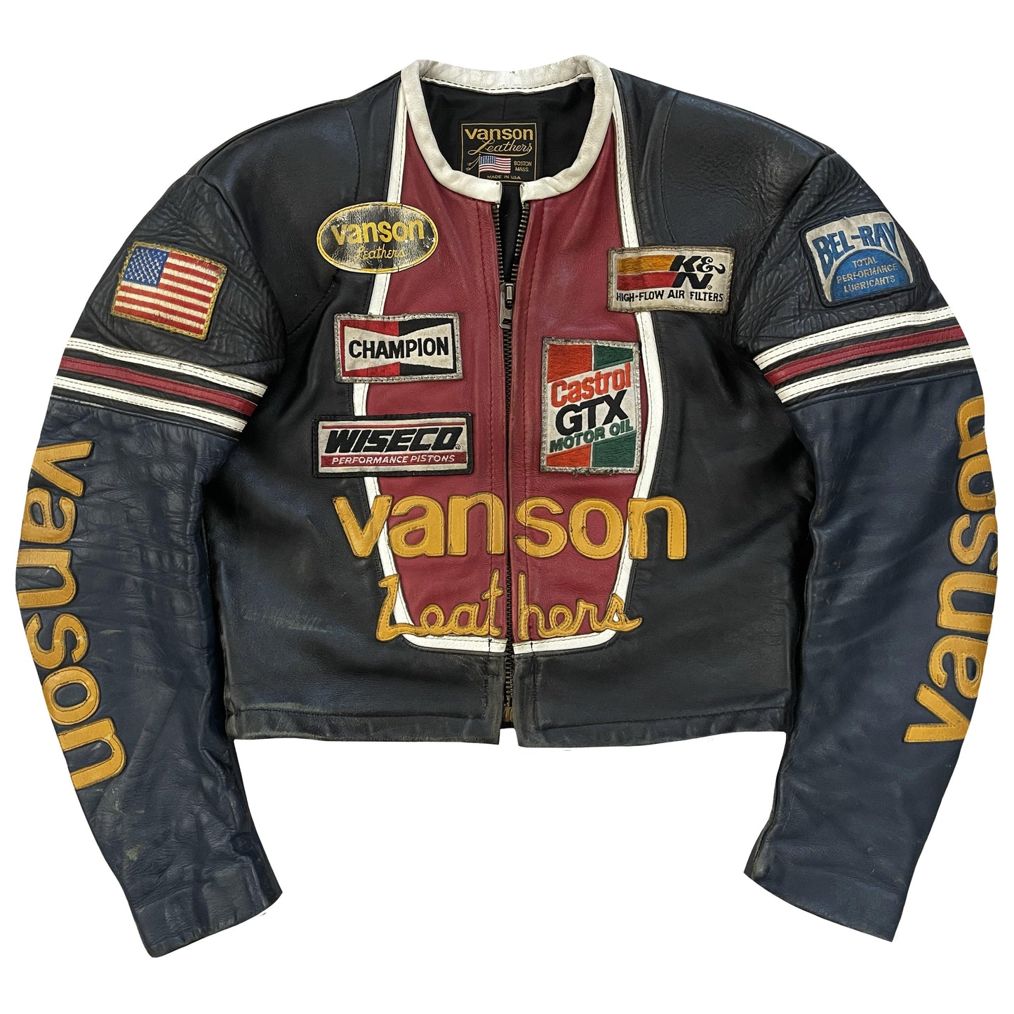 Vanson Leathers One Star Motorcycle Racer Jacket - Known Source