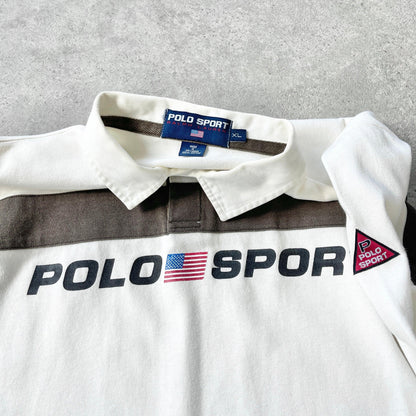 Polo Sport Ralph Lauren 1990s heavyweight embroidered sweatshirt (XL) - Known Source