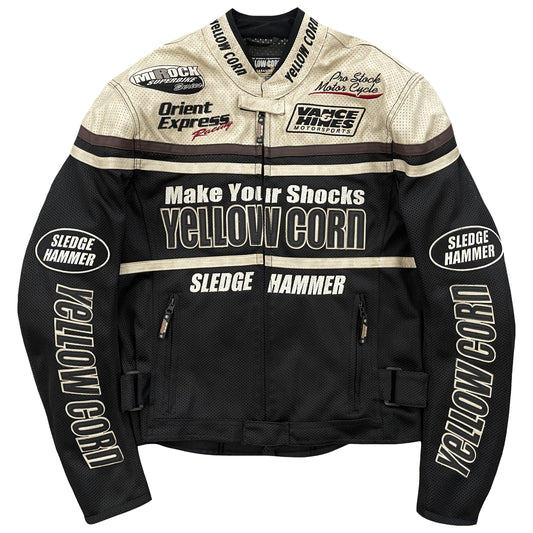 Yellow Corn Motorcycle Racer Jacket - Known Source