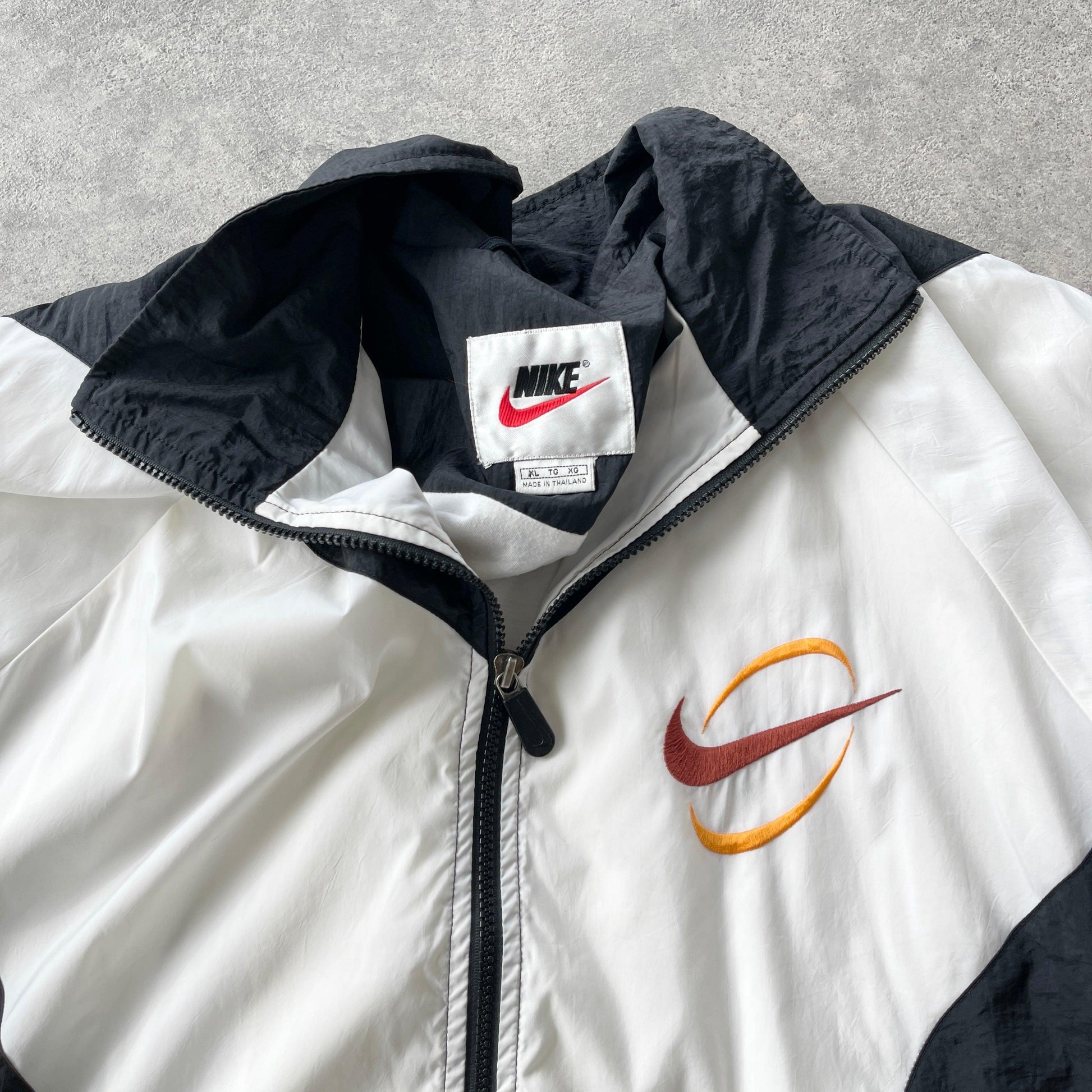 Nike 1990s lightweight embroidered shell jacket (XL) - Known Source