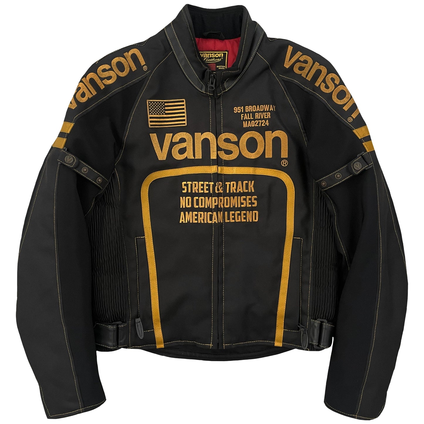 Vanson Leathers Motorcycle Mesh Racer Jacket - Known Source