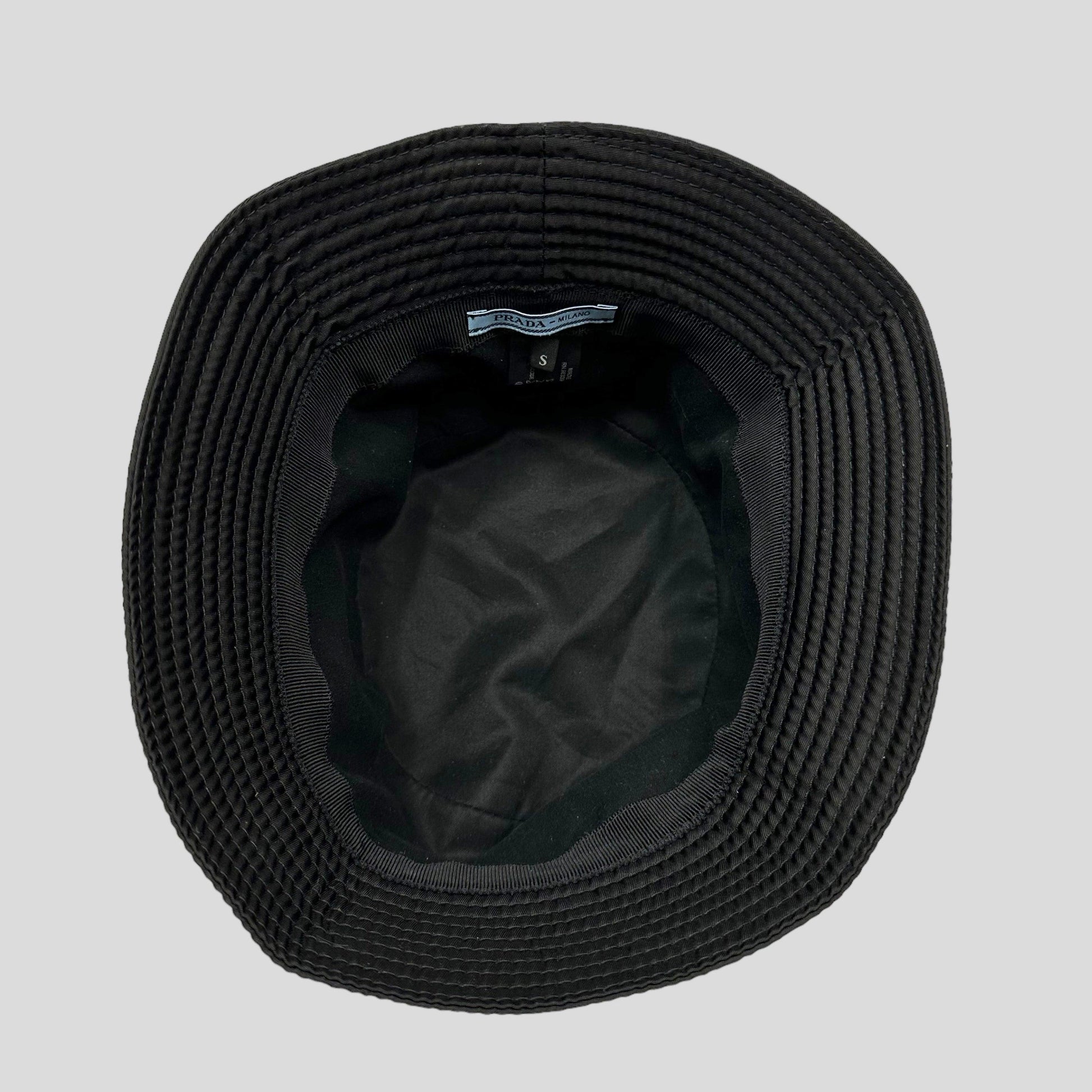 Prada Milano 2018 Nylon Bucket Hat + Dustbag - S - Known Source
