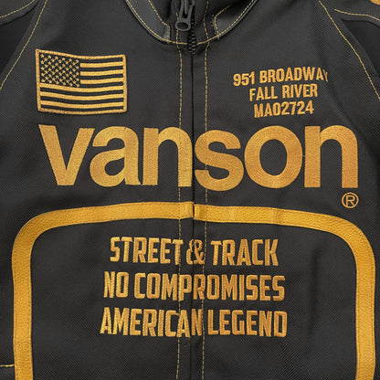 Vanson Leathers Motorcycle Mesh Racer Jacket - Known Source