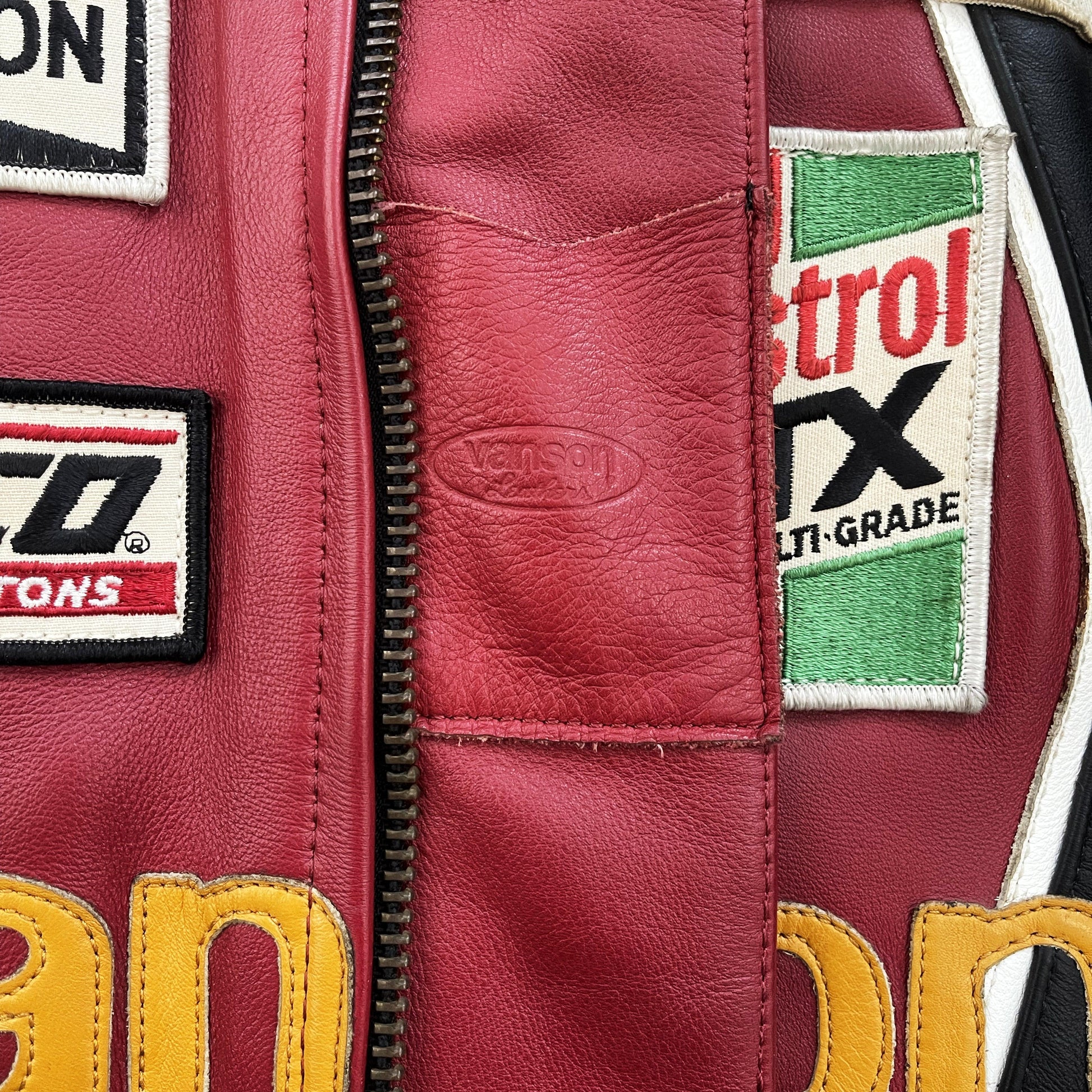 Vanson Leathers One Star Motorcycle Racer Jacket - Known Source