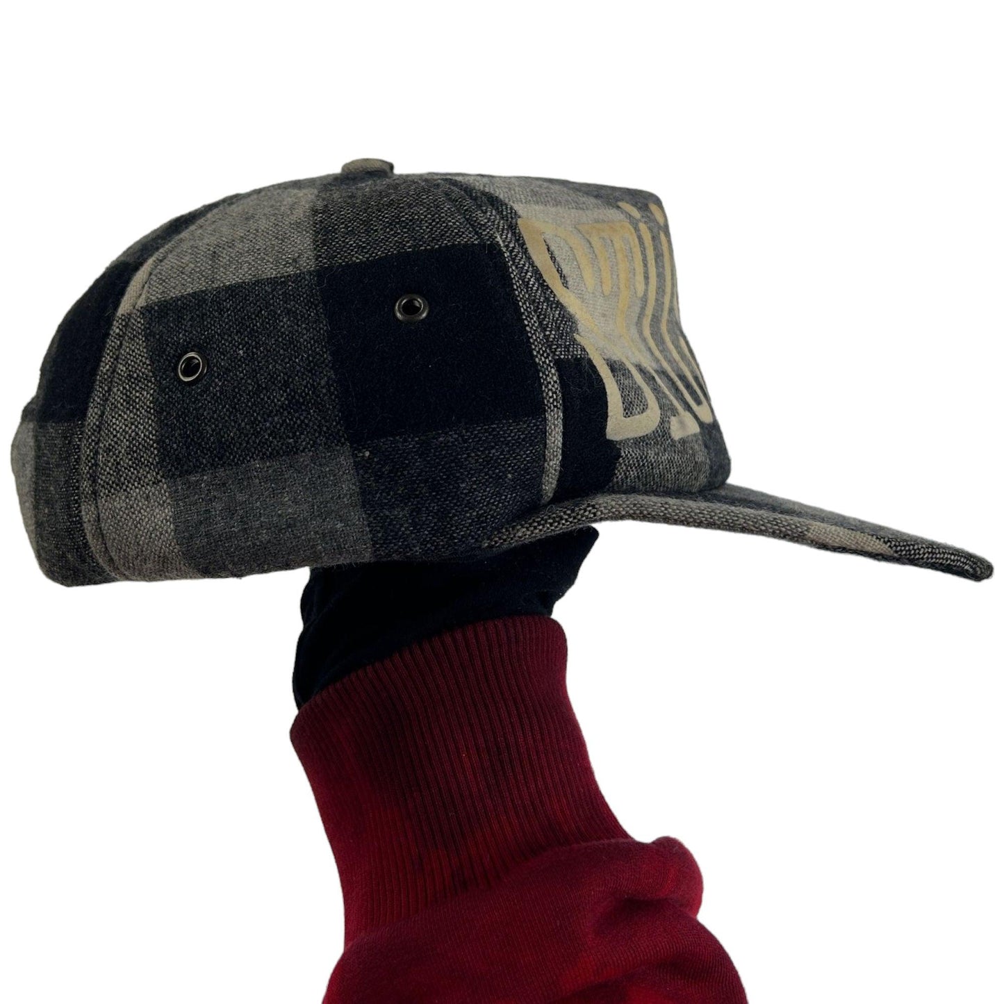 Vintage Stussy Checkered Snapback Hat