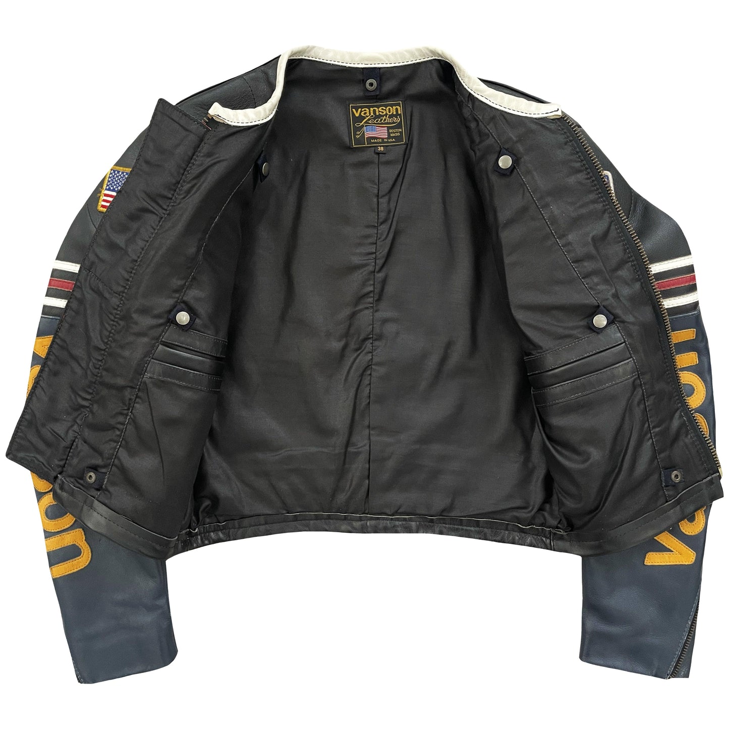 Vanson Leathers One Star Motorcycle Racer Jacket - Known Source