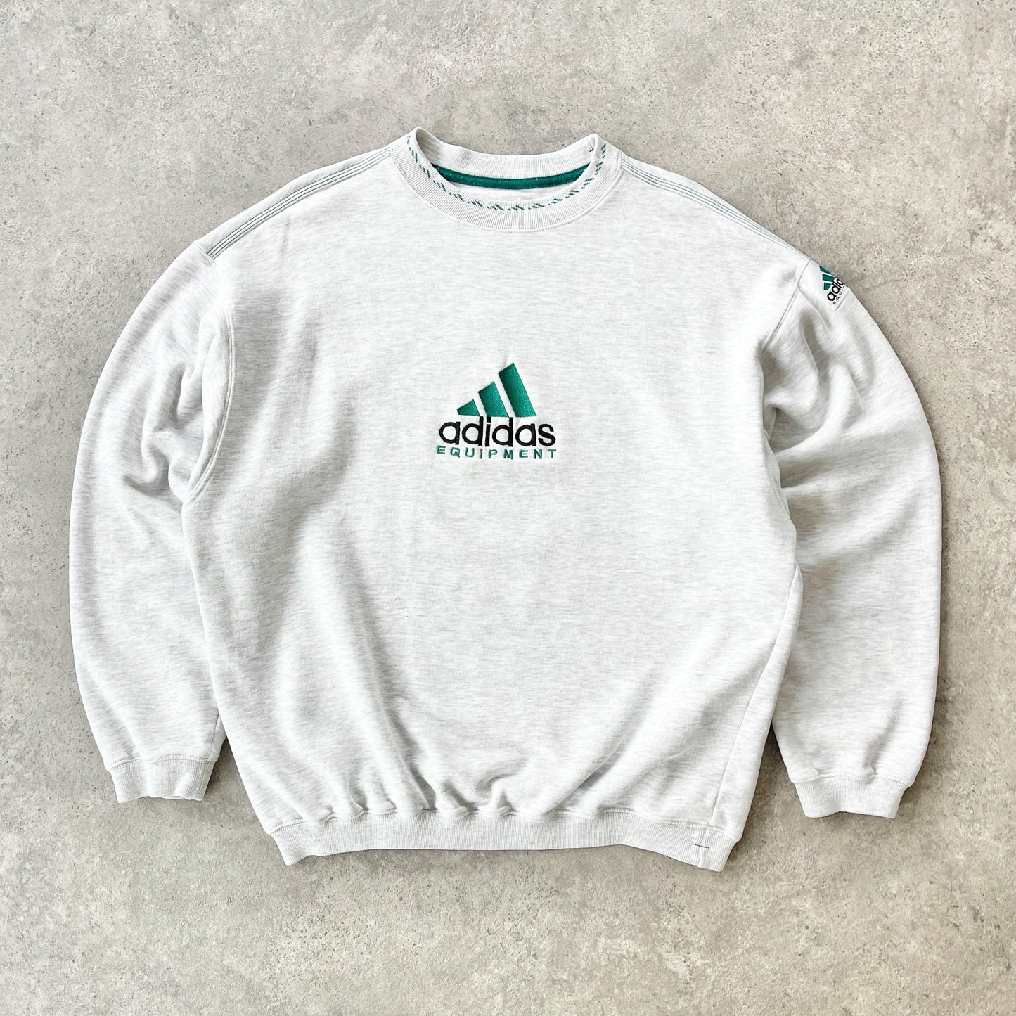 Adidas Equipment 1990s heavyweight embroidered sweatshirt (M) - Known Source