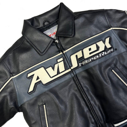 ARCHIVE Avirex Nitro Run Baby Leather Jacket ( 4 Years ) - Known Source