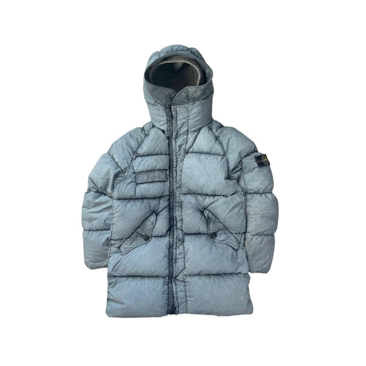 Stone Island Frost Tela Down Nylon Long Puffer Jacket - Known Source