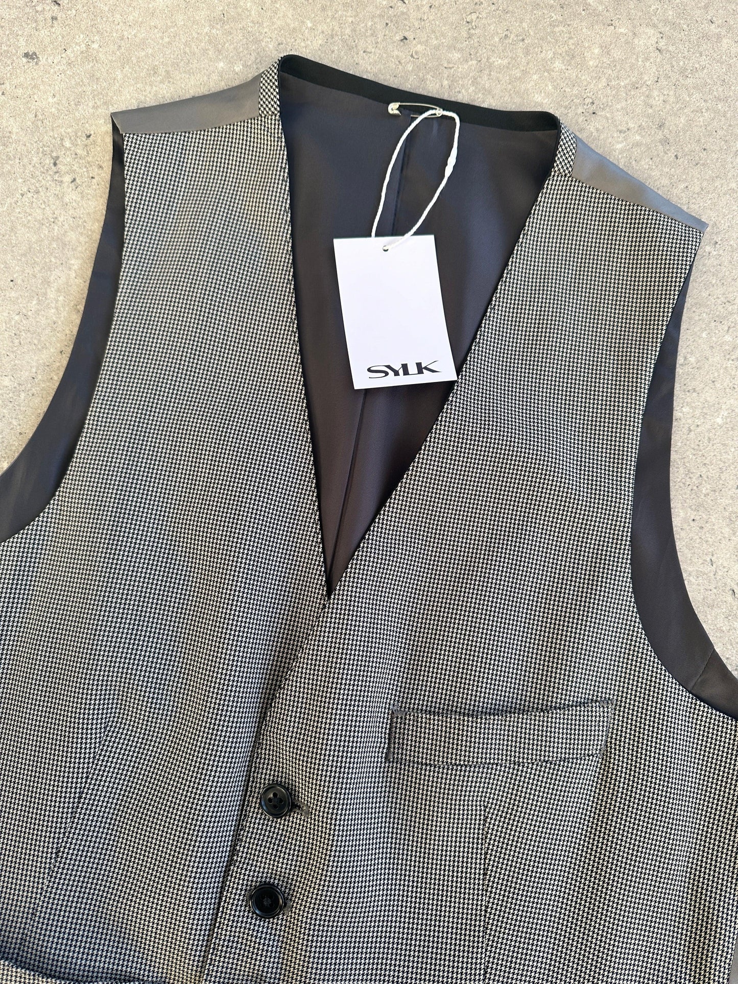 Vintage Reversible Wool Waistcoat - M - Known Source