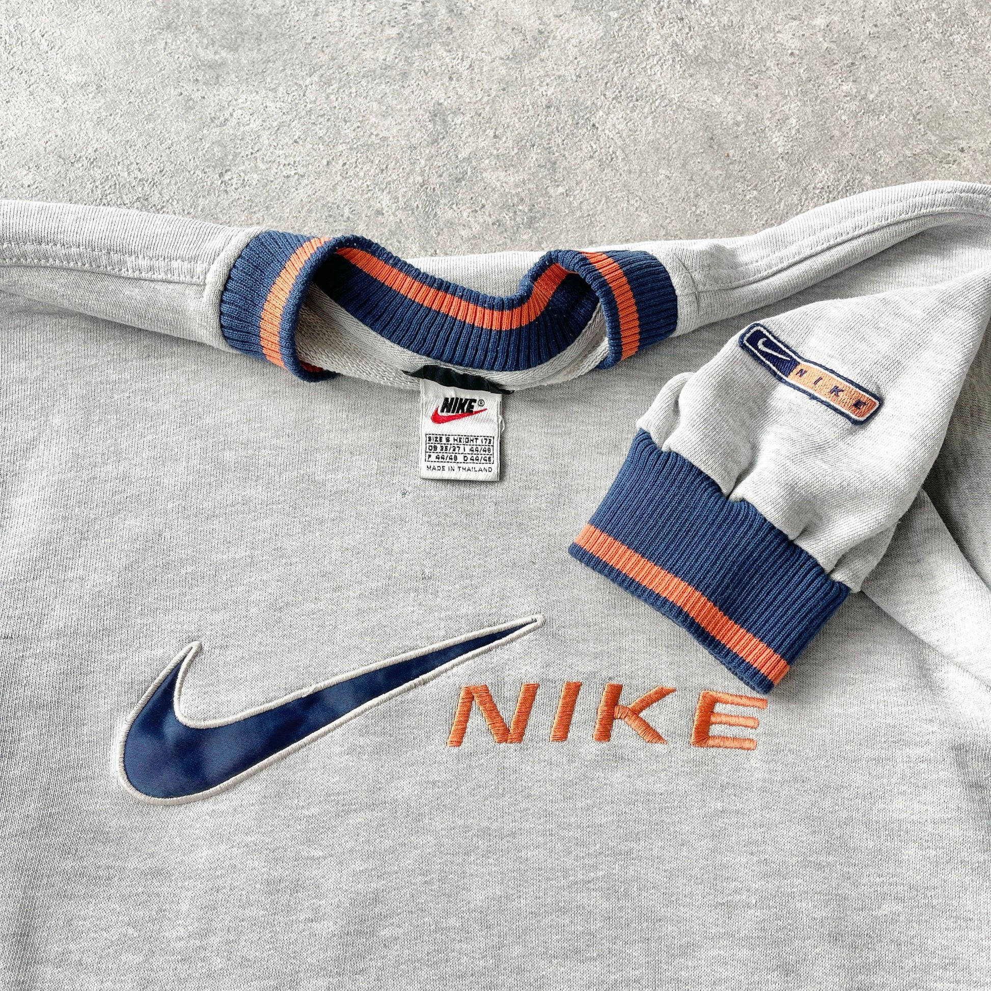 Nike 1990s embroidered spellout sweatshirt (S) - Known Source