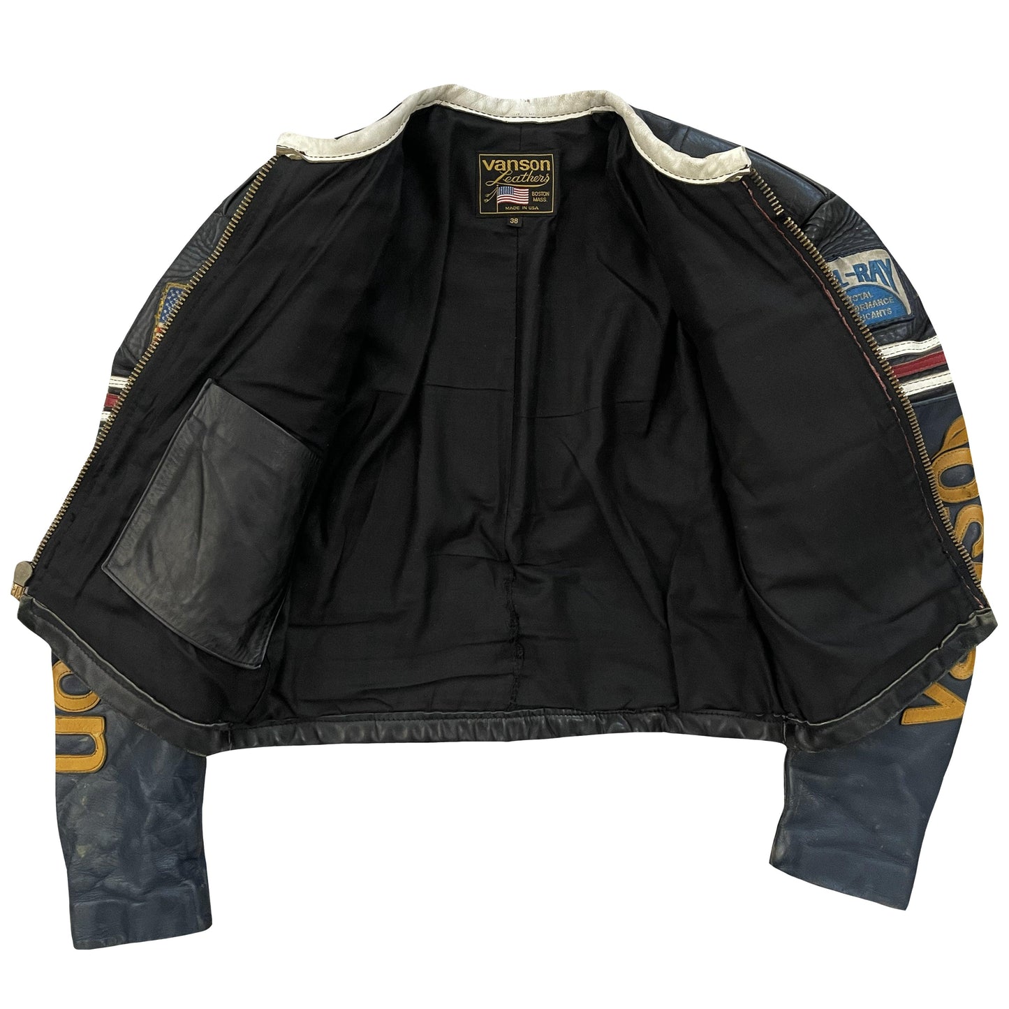 Vanson Leathers One Star Motorcycle Racer Jacket - Known Source