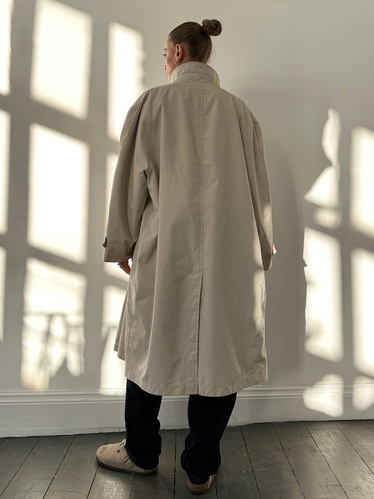 Christian Dior Cotton Concealed Placket Trench Coat - XXL - Known Source