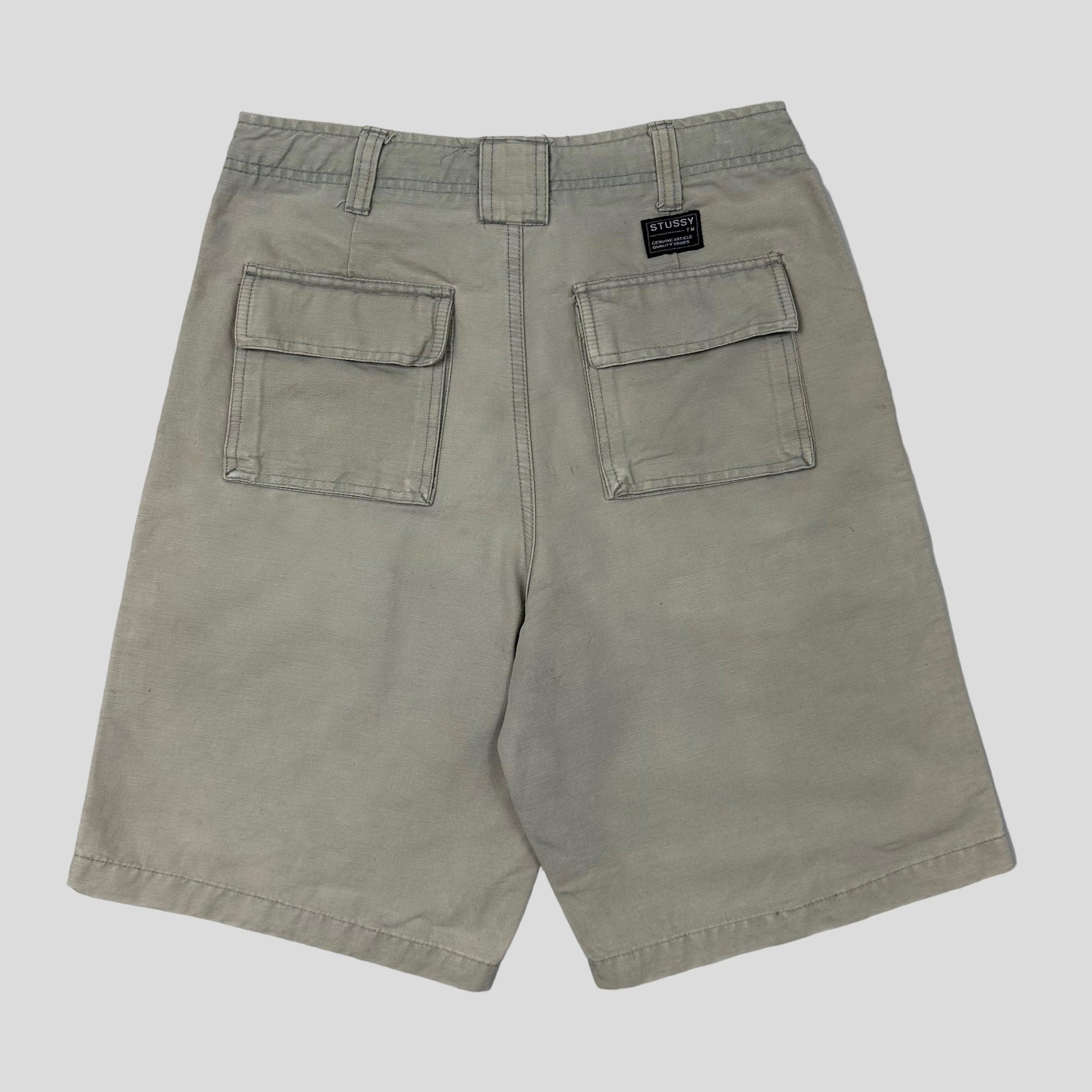 Stussy 90’s BDU Multipocket Fatigue Shorts - 30 - Known Source