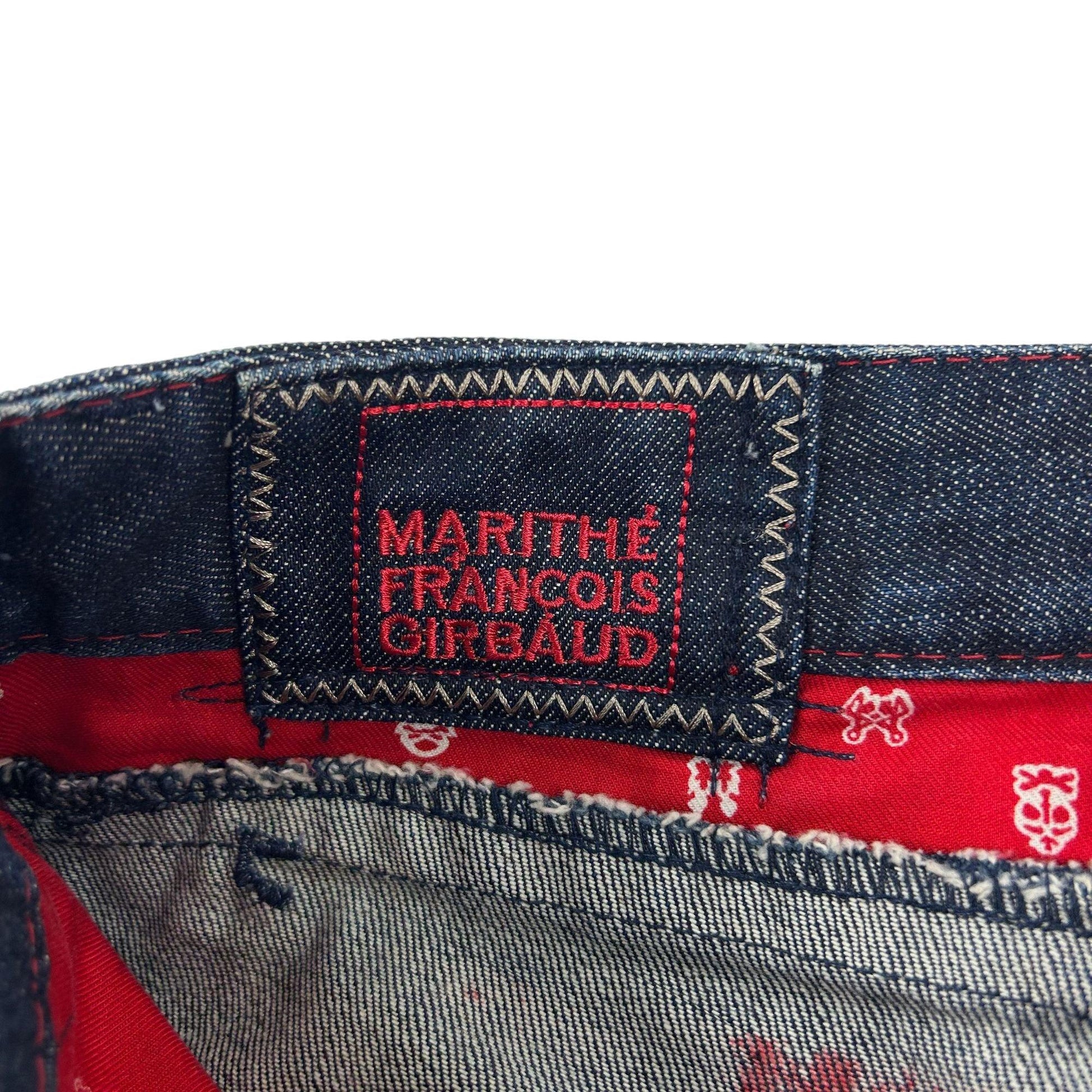 Vintage Marithe Francois Girbaud Stripe Denim Jeans Size W28 - Known Source