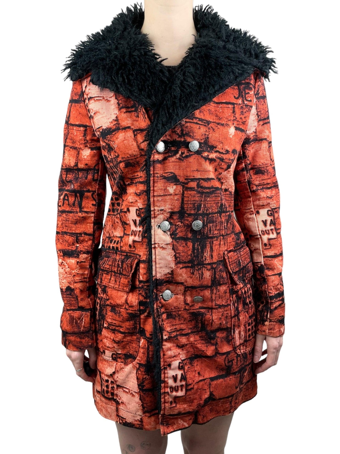 AW 1997 Jean Paul Gaultier Fight Racism coat - Known Source