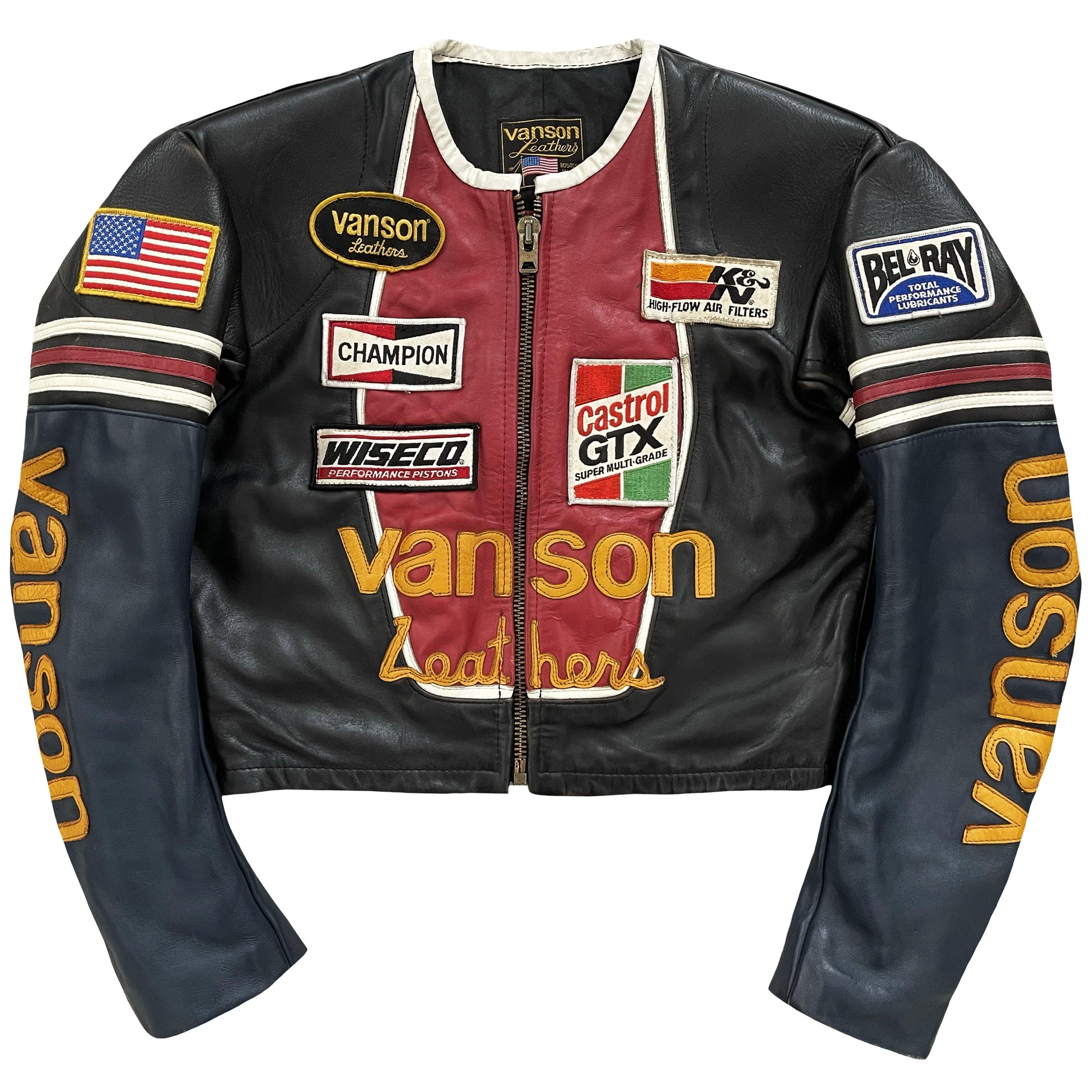 Vanson Leathers One Star Motorcycle Racer Jacket - Known Source