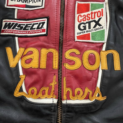 Vanson Leathers One Star Motorcycle Racer Jacket - Known Source