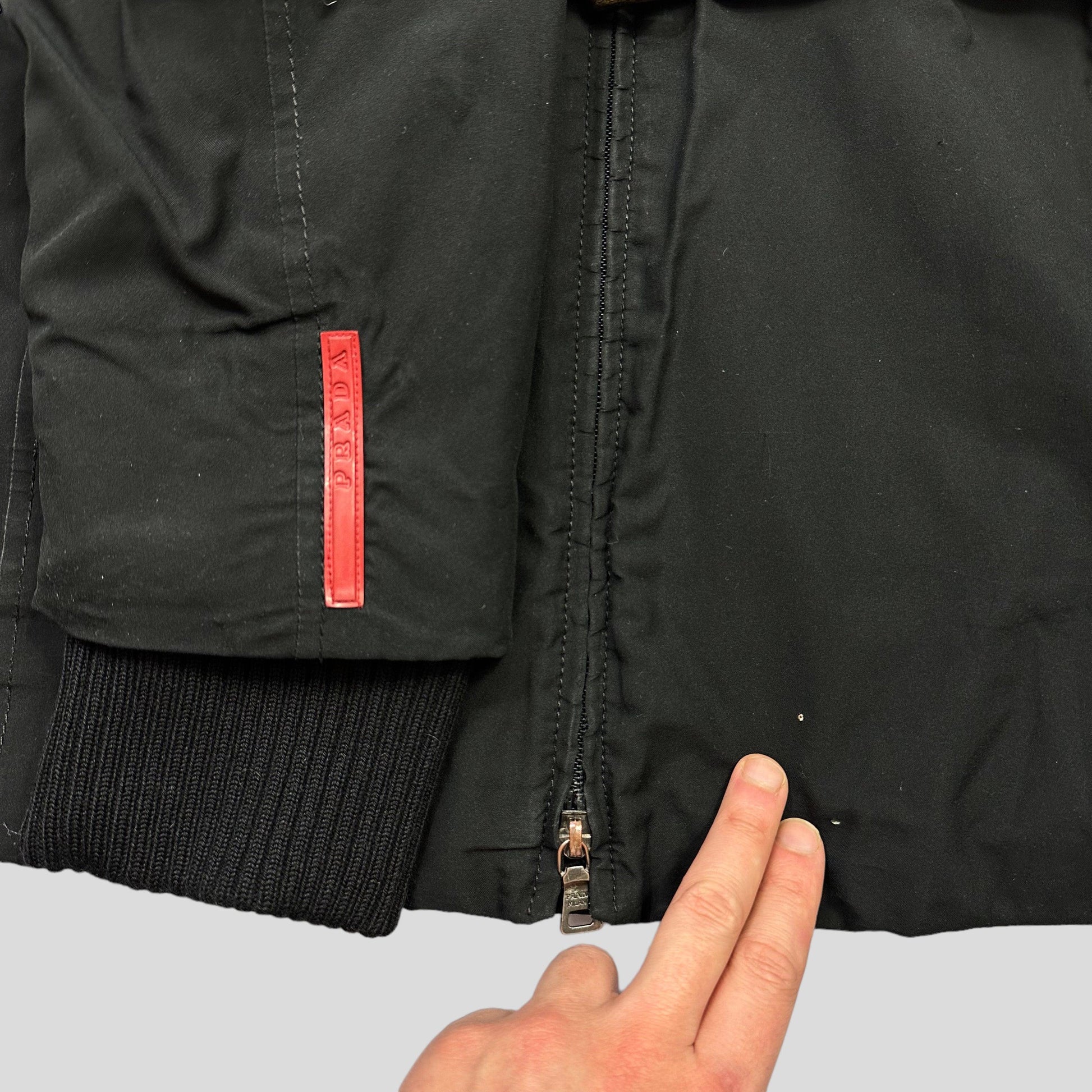 Prada Sport 00’s Goretex Faux Fur Ski Jacket + Belt - IT42 - Known Source