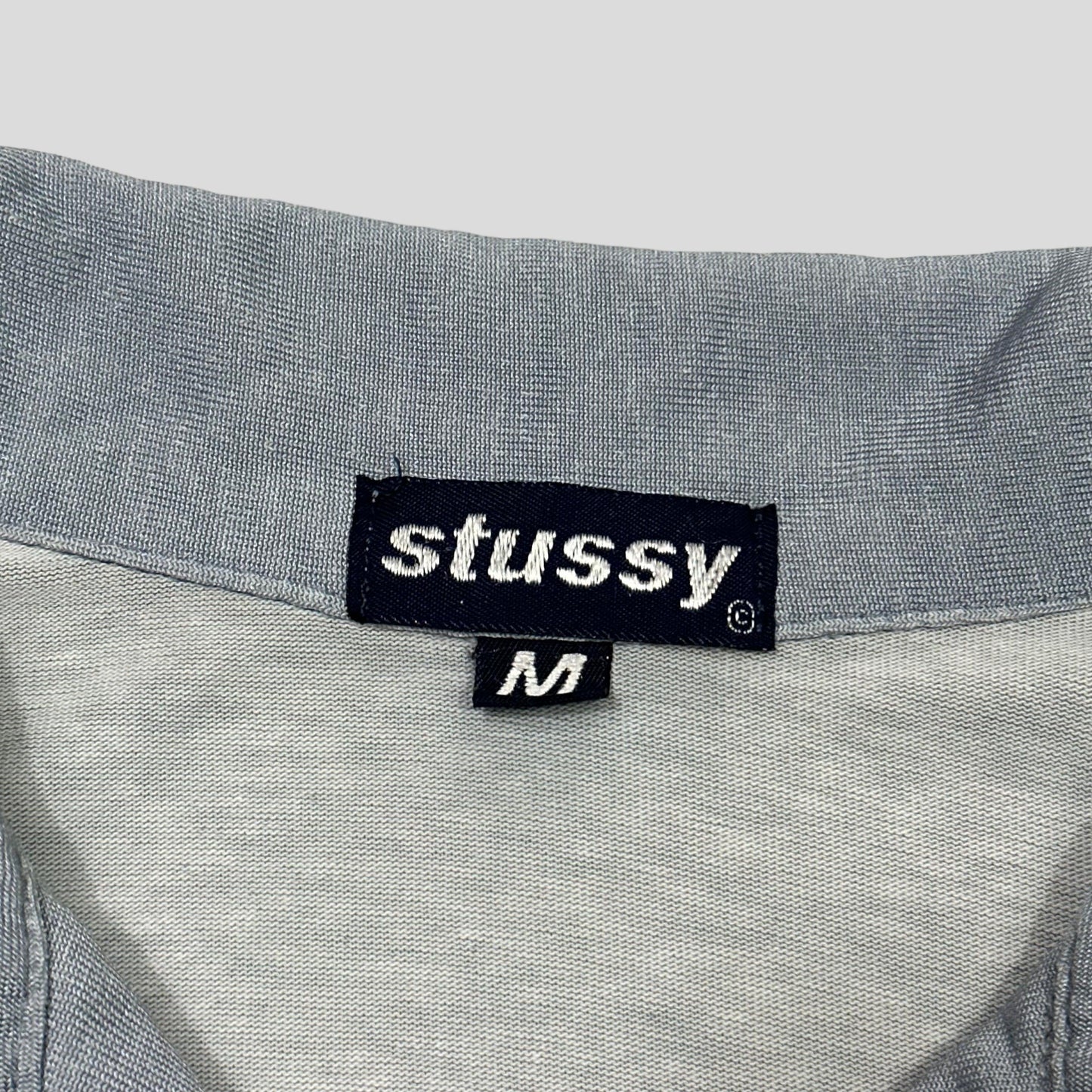 Stussy 90’s ‘Silk’ Open Collar Shirt - M - Known Source